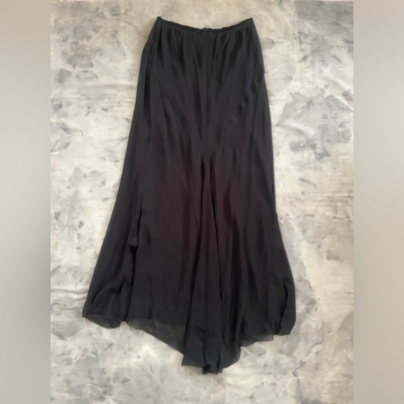 Chanel 2002 High Waisted Silk Maxi Skirt - Picture 14 of 15